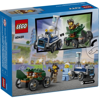 LEGO CITY 60459 Zestaw wyścigówek: samolot kontra łóżko szpitalne