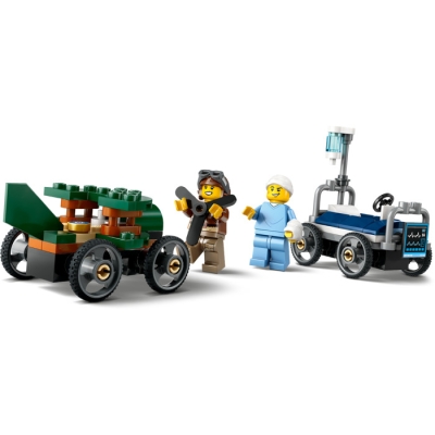 LEGO CITY 60459 Zestaw wyścigówek: samolot kontra łóżko szpitalne