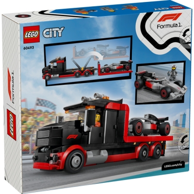 LEGO CITY 60493 Ciężarówka F1® z bolidem Audi F1®