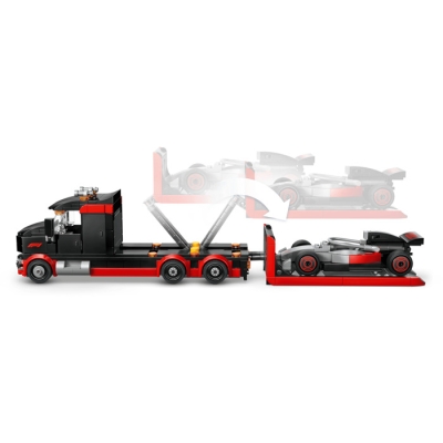 LEGO CITY 60493 Ciężarówka F1® z bolidem Audi F1®