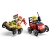 LEGO CITY 60458 Zestaw wyścigówek: pizza kontra wóz strażacki