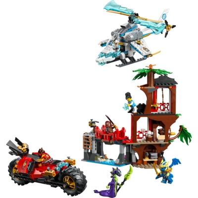 LEGO NINJAGO 71857 Bitwa ninja: domek na drzewie z pojazdami