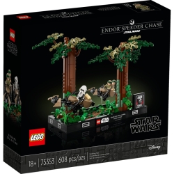 LEGO STAR WARS 75353 Diorama: Pościg na ścigaczu przez Endor