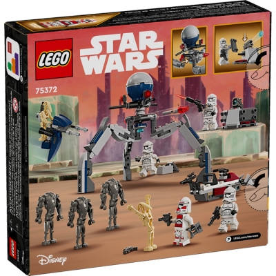 LEGO STAR WARS 75372 Zestaw bitewny z żołnierzem armii klonów™ i droidem bojowym™
