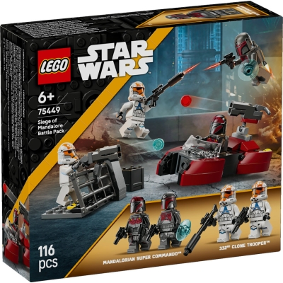 LEGO STAR WARS 75449 Oblężenie Mandalory — zestaw bitewny