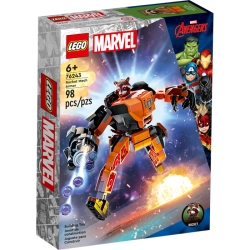 LEGO SUPER HEROES 76243 Mechaniczna zbroja Rocketa