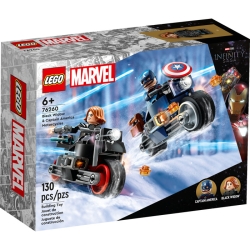 LEGO SUPER HEROES 76260 Motocykle Czarnej Wdowy i