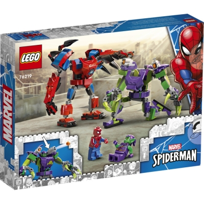 LEGO SUPER HEROES 76219 Bitwa mechów Spider-Mana i