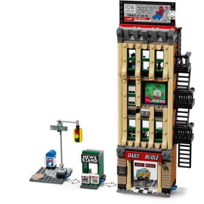 LEGO SUPER HEROES 76342 Spider-Man kontra Mysterio: Daily Bugle