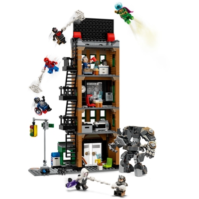 LEGO SUPER HEROES 76342 Spider-Man kontra Mysterio: Daily Bugle