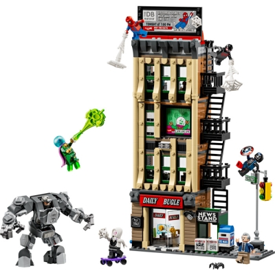 LEGO SUPER HEROES 76342 Spider-Man kontra Mysterio: Daily Bugle