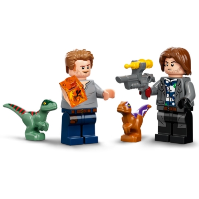 LEGO Jurassic World 76945 Atrociraptor: pościg na