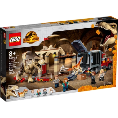 LEGO Jurassic World 76948 Ucieczka tyranozaura i a