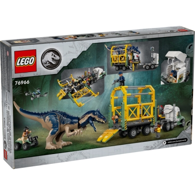 LEGO Jurassic World 76966 Dinomisje: ciężarówka do transportu allozaura