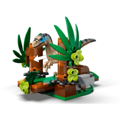 LEGO Jurassic World 76972 Ucieczka terenówką przed raptorem