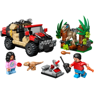 LEGO Jurassic World 76972 Ucieczka terenówką przed raptorem