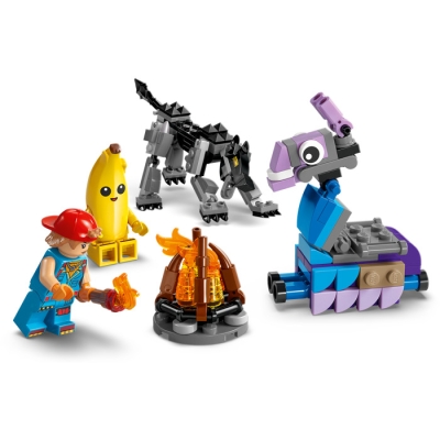 LEGO FORTNITE 77075 Skórek i Iskra oraz obóz