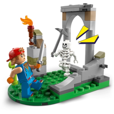 LEGO FORTNITE 77075 Skórek i Iskra oraz obóz