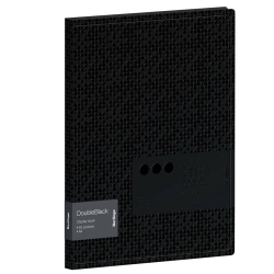 Album ofertowy A4 40 koszulek Berlingo Double Black z wewnętrzną kieszonką