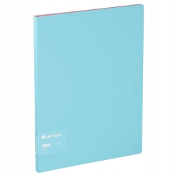 Album ofertowy 30 koszulek Berlingo Haze 17mm z wewnętrzną kieszonką niebiesko-różowy