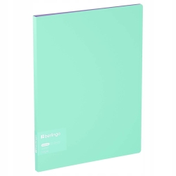 Album ofertowy 30 koszulek Berlingo Haze 17mm z wewnętrzną kieszonką turkusowo-liliowy