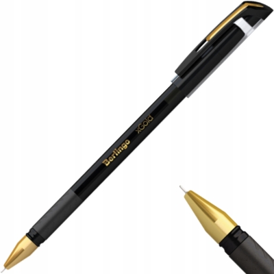 Berlingo Długopis kulkowy xGold 0,7 mm czarny