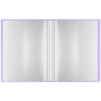 Album ofertowy 30 koszulek Berlingo Haze 17mm z wewnętrzną kieszonką turkusowo-liliowy