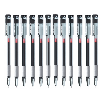 Berlingo Długopis żelowy Standard 0,5mm czarny opakowanie 12 sztuk