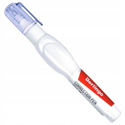 Berlingo Korektor w piórze, 8 ml, plastikowa końcówka