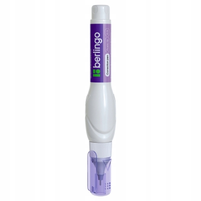 Berlingo Korektor w piórze, 8 ml, plastikowa końcówka