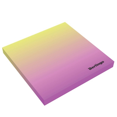 Berlingo bloczek samoprzylepny Ultra Sticky 75 x75mm 50 kartek Radiance gradient