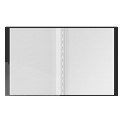 Album ofertowy A4 40 koszulek Berlingo Double Black z wewnętrzną kieszonką