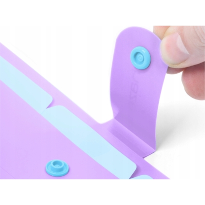 Berlingo teczka z 5 przegródkami A4 600µm seria Haze fioletowa