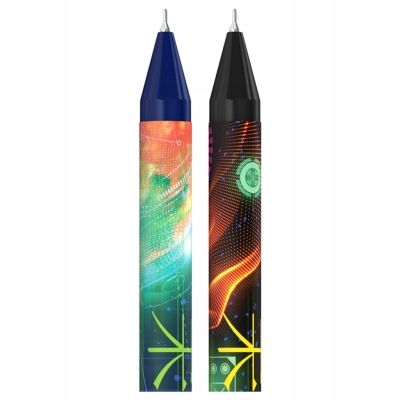 Berlingo Długopis automatyczny Futureal 0,7 niebiesk zestaw 2 sztuki