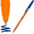 Berlingo Długopis kulkowy Tribase Orange, niebieski, 0,7 mm