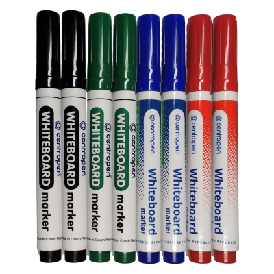 Marker suchościeralny Centropen 8559 zestaw 8 szt. 4 kolory