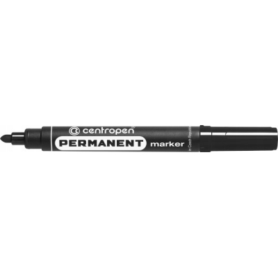 Marker Centropen Permanent 8566 czarny K/O