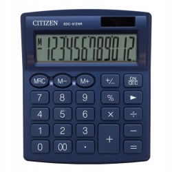 Citizen kalkulator SDC812NRNVE- GRANATOWY