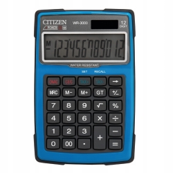 Citizen kalkulator WR3000 NR BLE niebieski