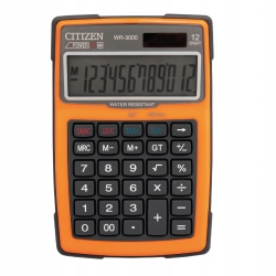 Citizen kalkulator WR 3000 NR ORE pomarańczowy