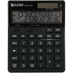 Eleven kalkulator biurowy SDC 333 X-BK