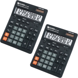 Eleven kalkulator biurowy SDC444S zestaw 2 sztuki