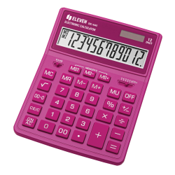 Eleven kalkulator biurowy SDC444XRPKE- różowy