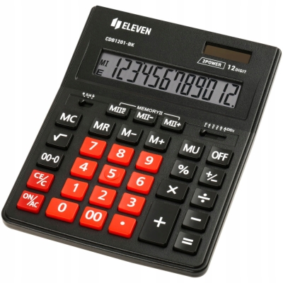 Eleven kalkulator biurowy CDB 1201BK - OR