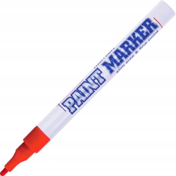 Marker olejowy 2 mm czerwony MunHwa