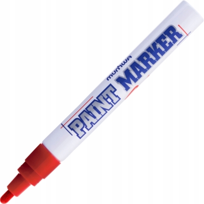 Marker olejowy 4 mm czerwony MunHwa