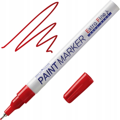 Marker olejowy 1 mm czerwony MunHwa