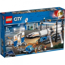 LEGO CITY 60229 Transport i montaż rakiety-15097