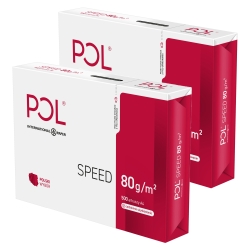 Papier Ksero Polspeed A4 80g 500 arkuszy zestaw 2 szt