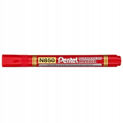 Marker permanentny N850 okrągły czerwony